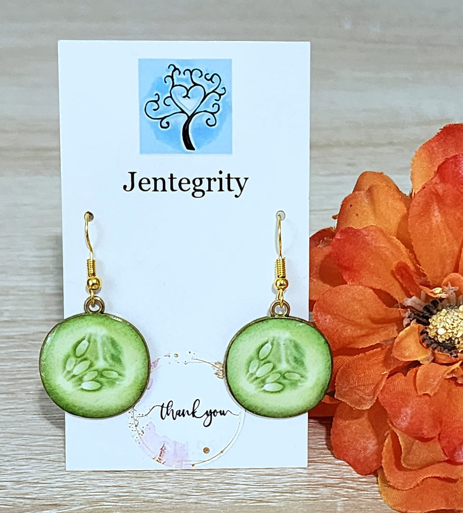 Cucumber Earrings