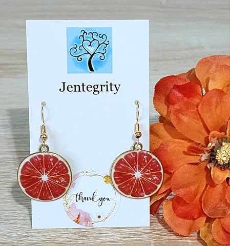 Grapefruit Earrings