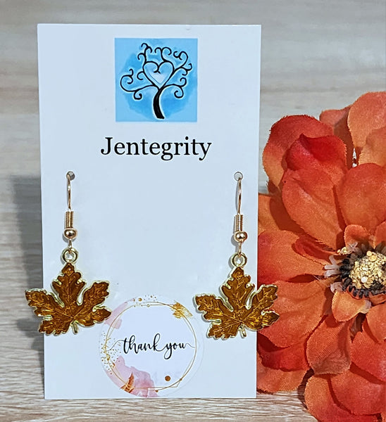 Maple Leaf Earrings