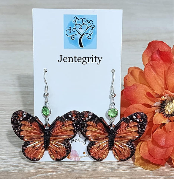 Monarch Butterfly Earrings