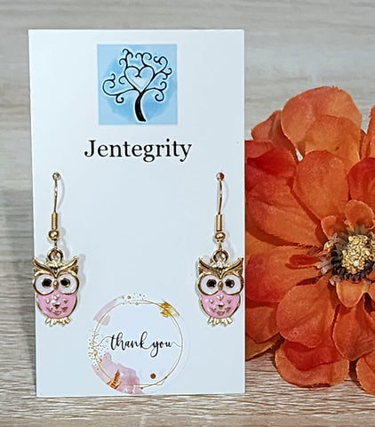 Dainty Owl Earrings