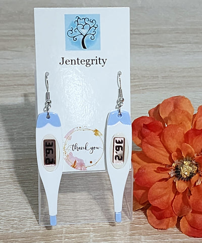 Thermometer Earrings