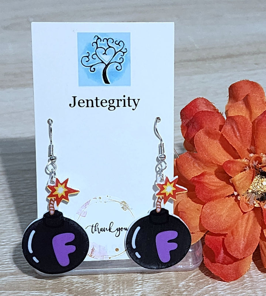 F-Bomb Earrings